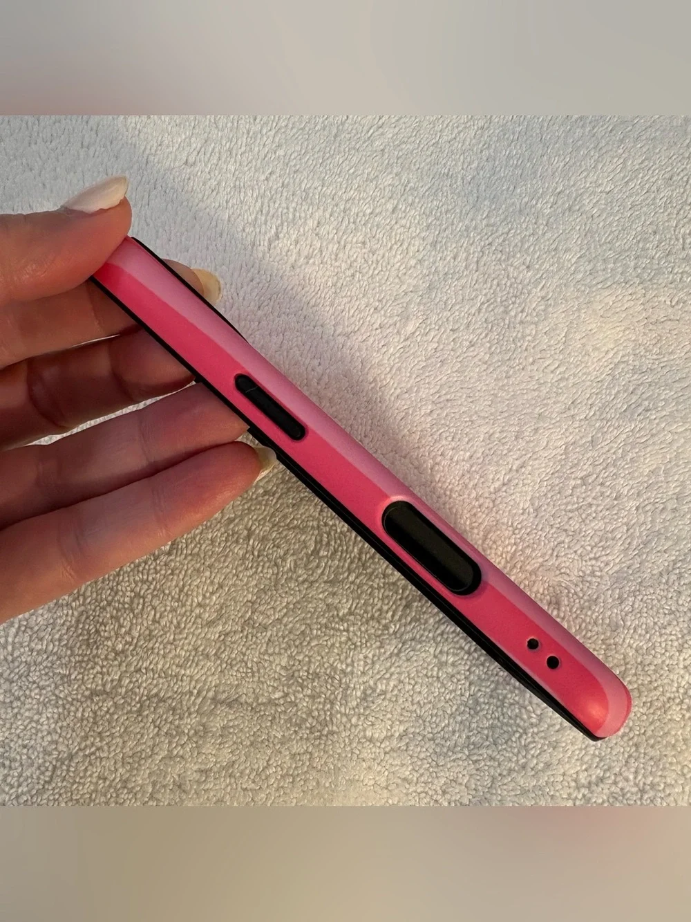 NEW iPhone 17 (6.3”) Shock Resistant MagSafe Phone Case Slim Hot Pink Striped